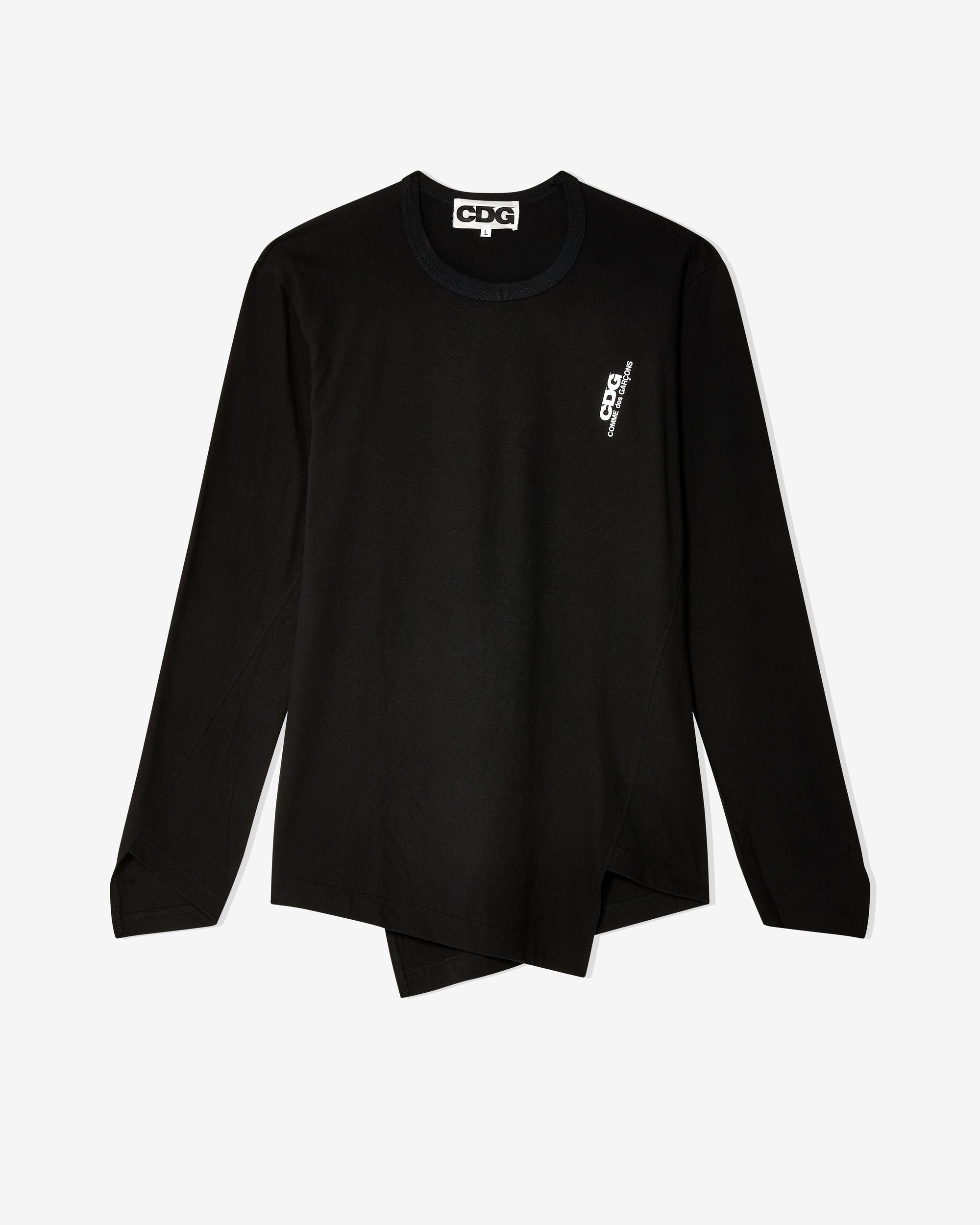 CDG: Twist Long Sleeve T-Shirt (Black) | DSMNY E-SHOP