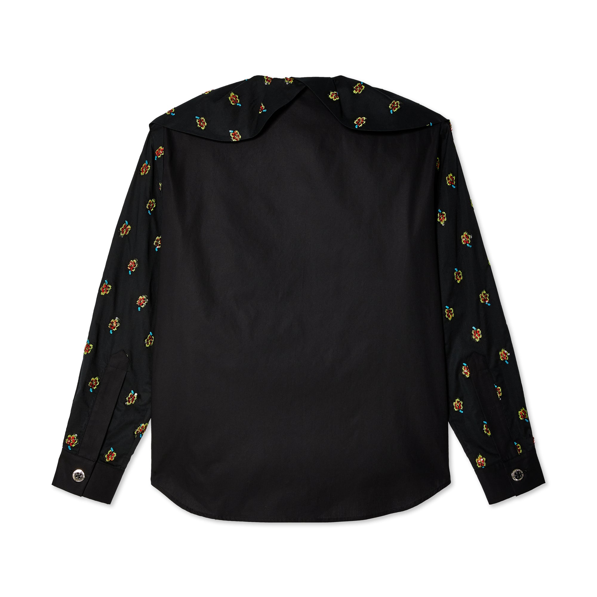 Chopova Lowena - Women's Corinthian Embroidered Shirt - (Black) view 2