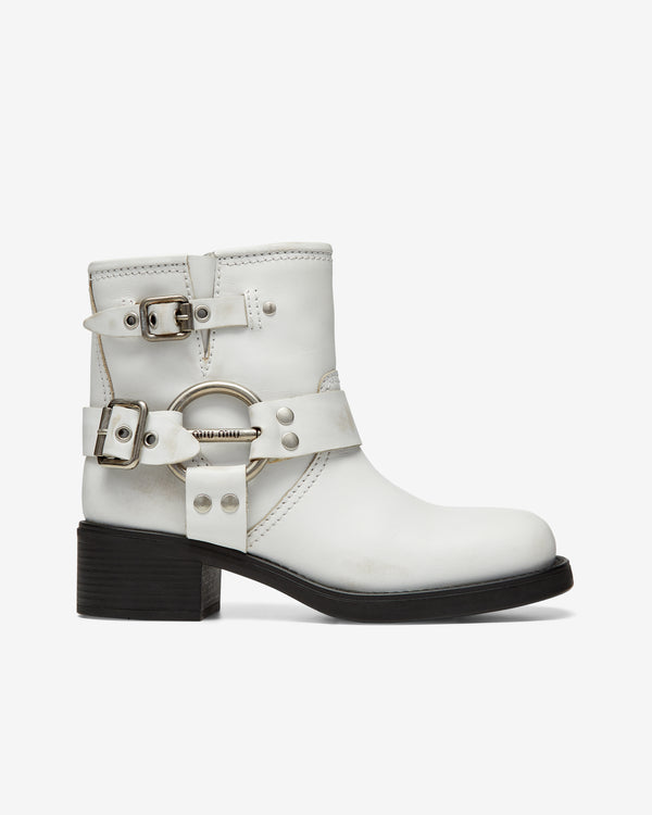 Miu Miu - Women's Ankle Boots - (White)