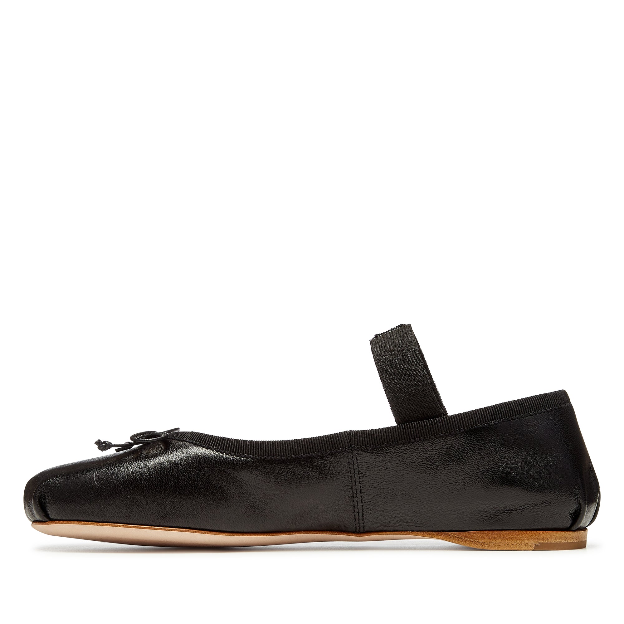 Miu Miu: Women's Ballerina Shoe (Black) | DSMNY E-SHOP