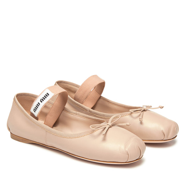 Miu Miu - Women's Ballerina Shoe - (Water Lily)