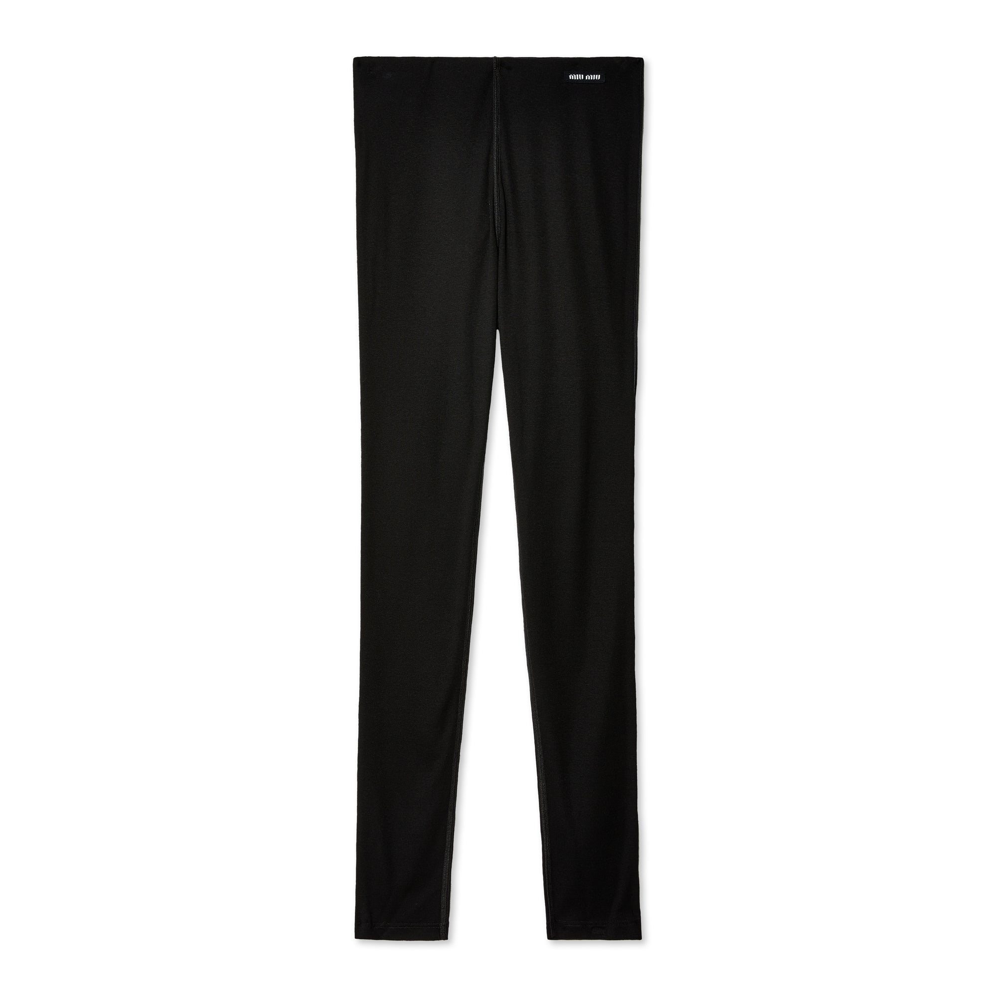 Miu Miu - Women's Silk Jersey Pants - (Black) view 1