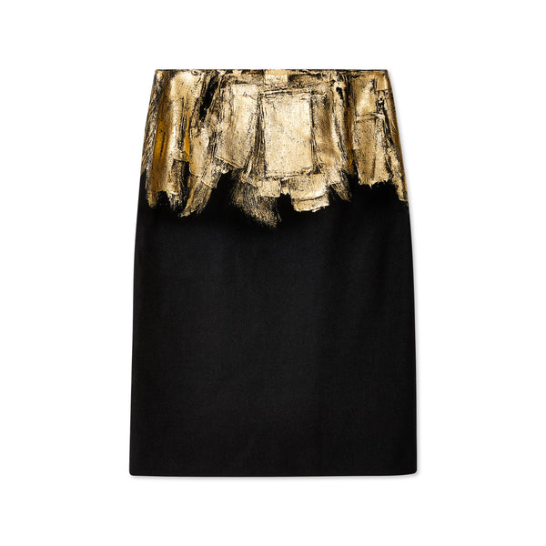 Dries Van Noten - Women's Salby Wool Pencil Skirt - (Black)