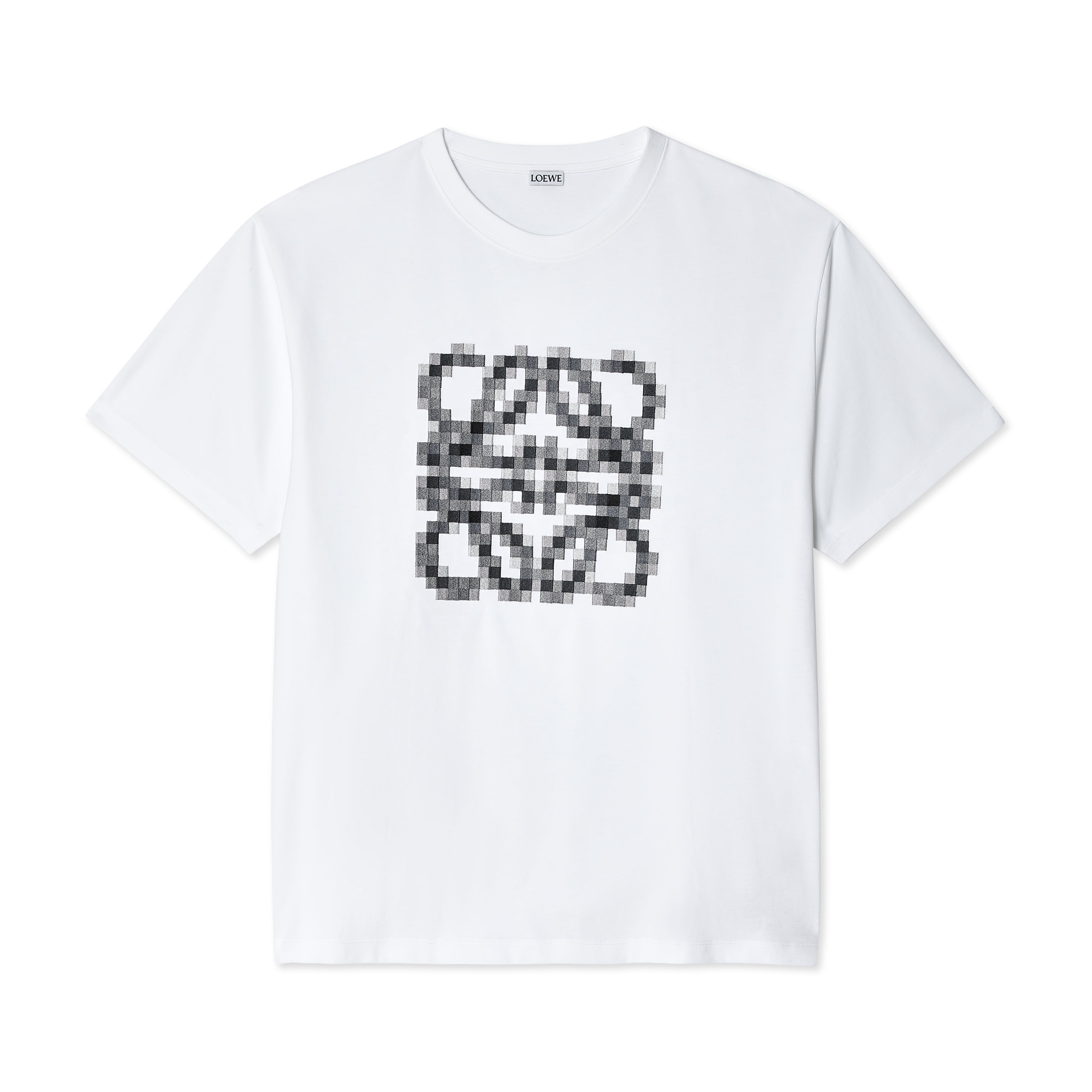 Loewe - Men's Anagram Pixelated T-Shirt - (White)