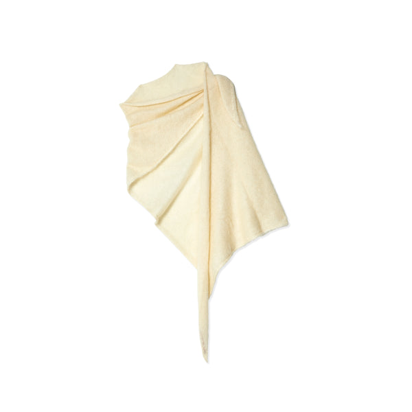 Daniela Gregis - Women's Scialle Knitted Shawl - (Ivory)