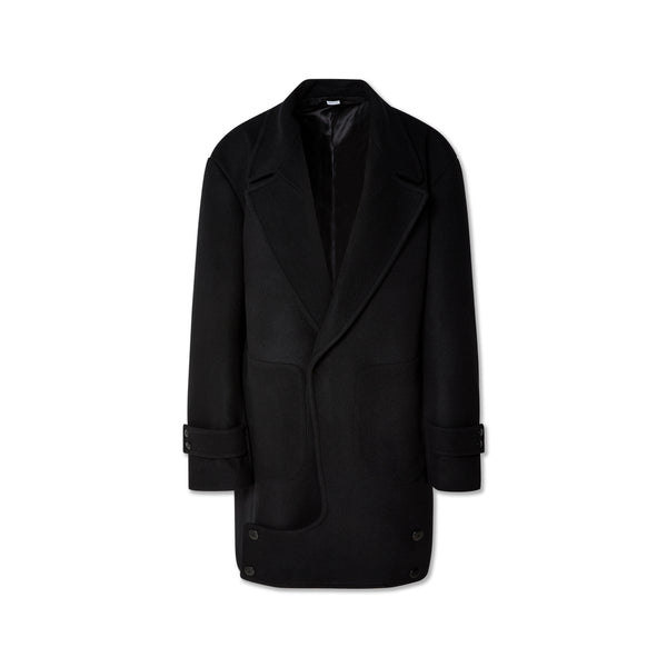 Random Identities - Men's 3/4 Length Coat - (Black)