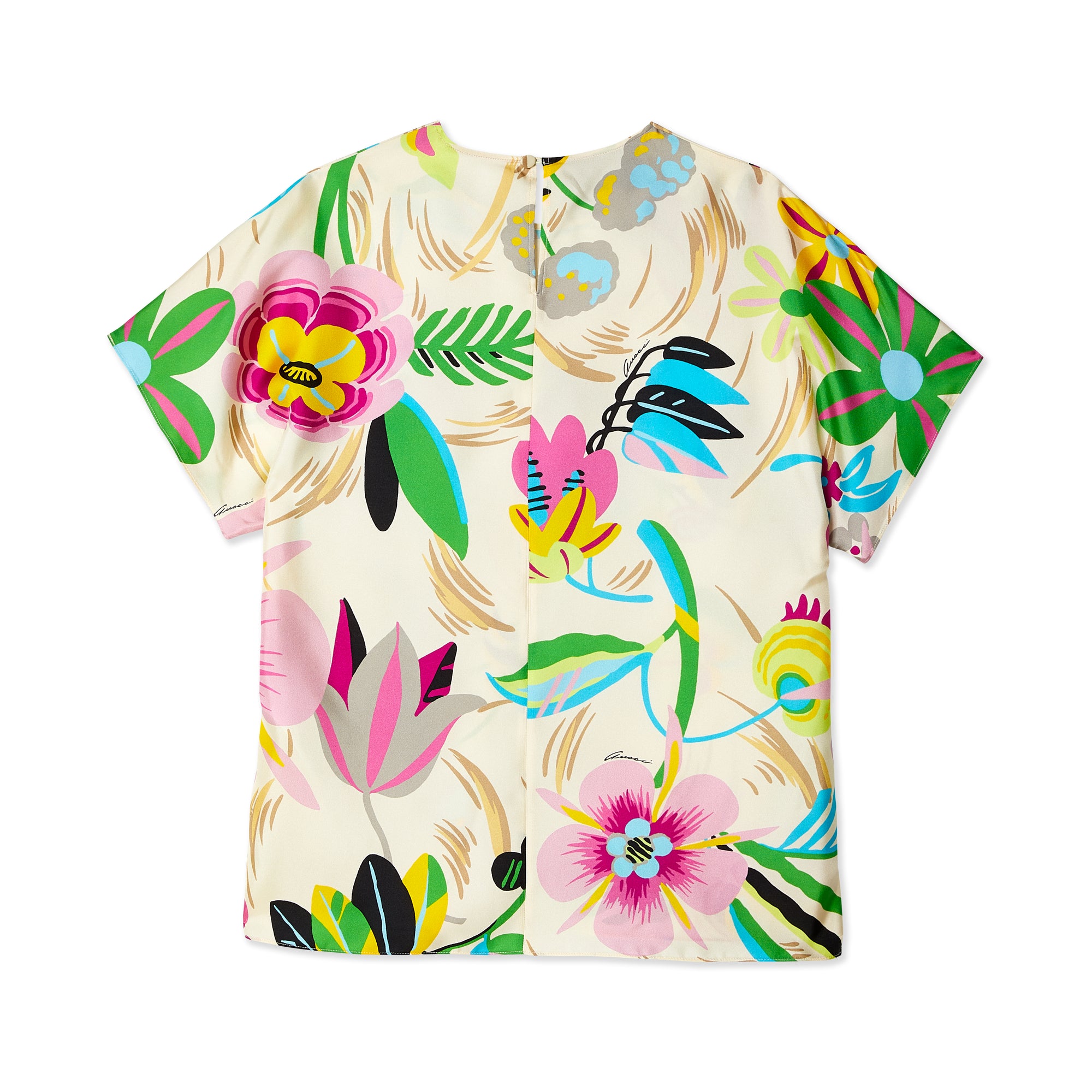 gucci shirt flowers