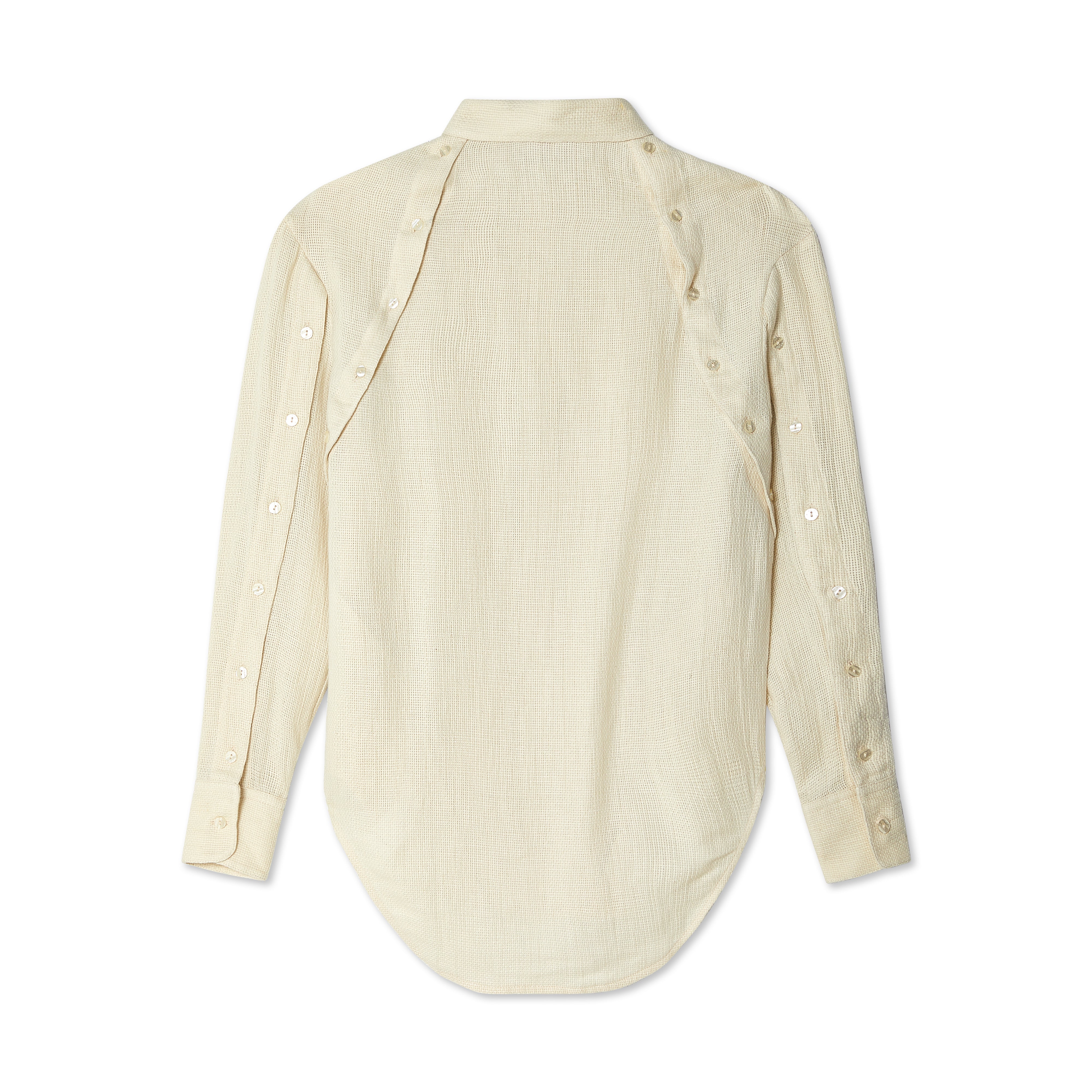 Eckhaus Latta - Women's Linen Button Down - (Natural)