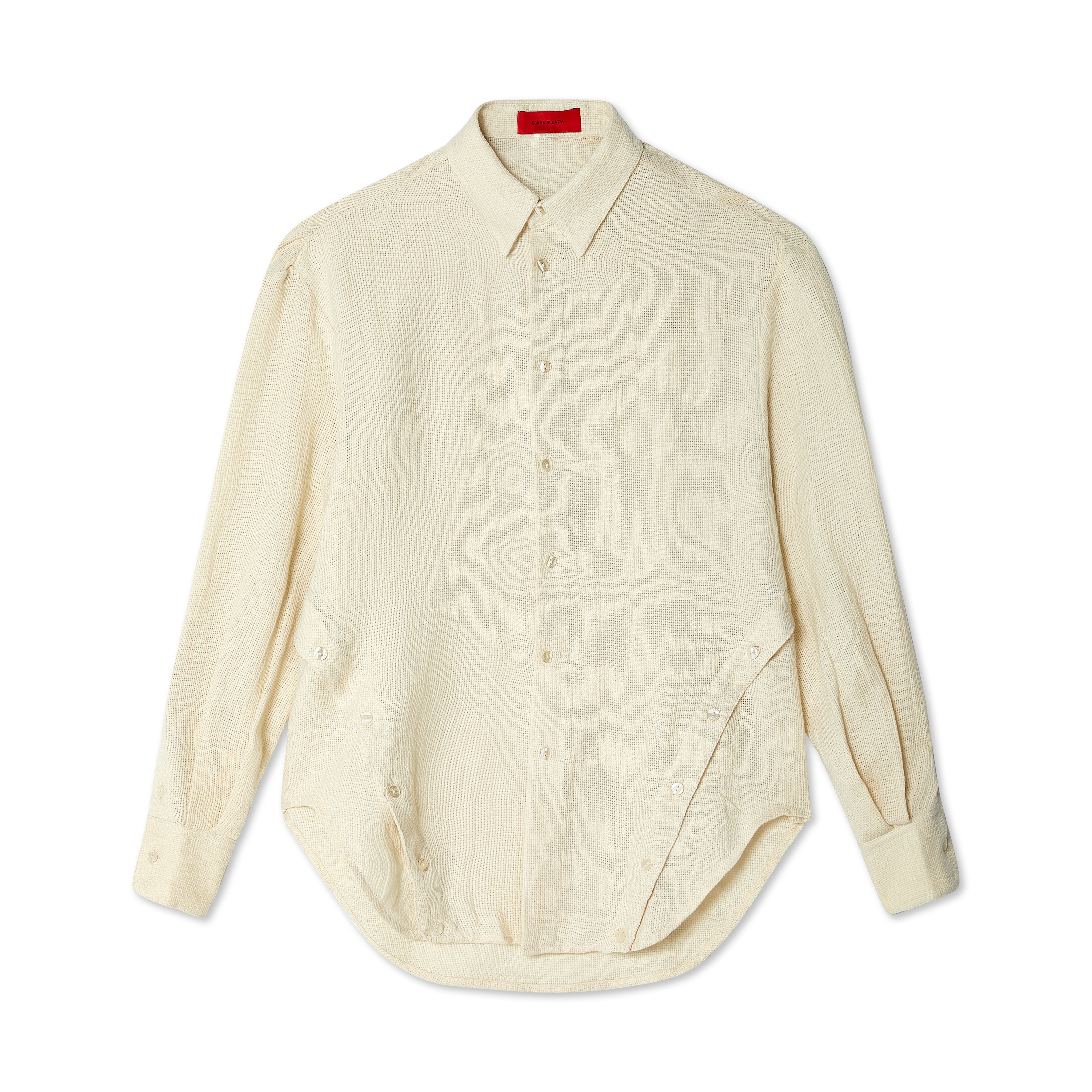 Eckhaus Latta - Women's Linen Button Down - (Natural)