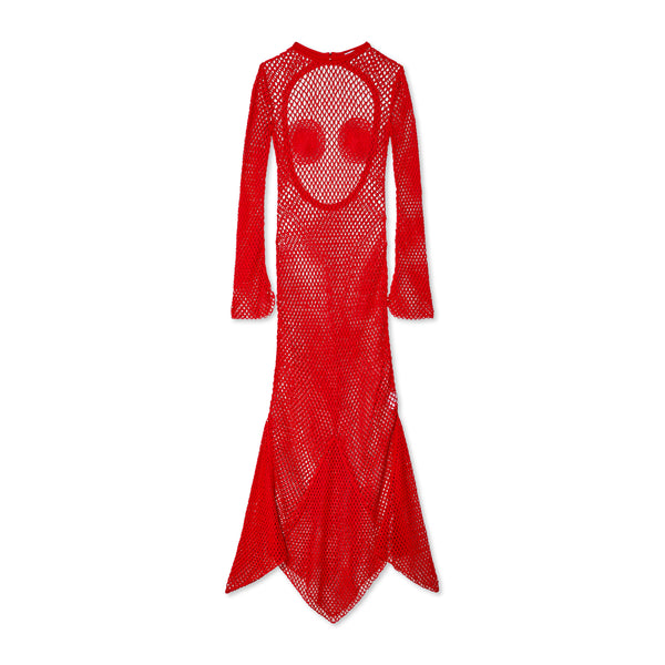Ferragamo - Women's Mesh Dress - (Red)