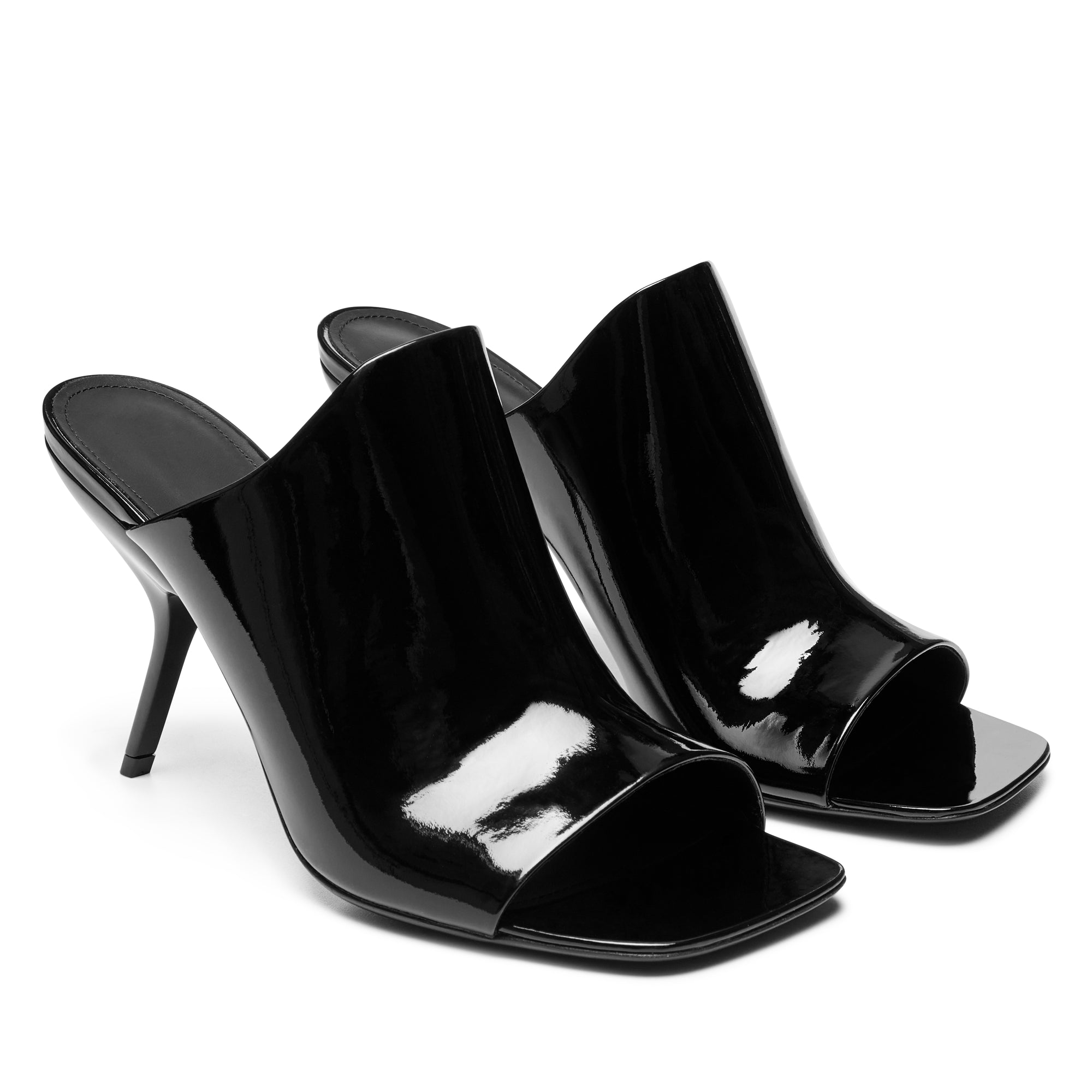 Ferragamo - Women's Era Open Toe Stiletto Mule Sandals - (Black) – DSMNY E-SHOP