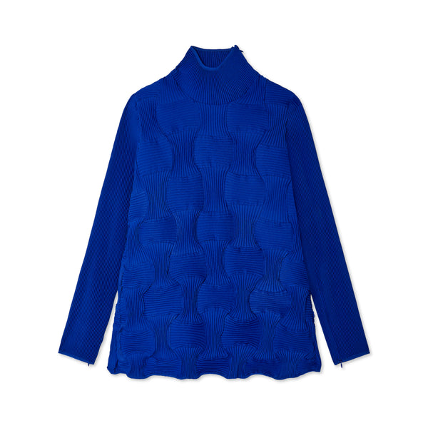 Melitta Baumeister - Women's Long Sleeve Waffle Top - (Blue)