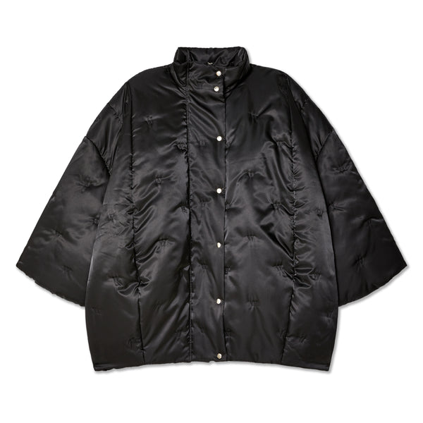Weinsanto - Women's Oversized Puffer Coat Woven - (Black)