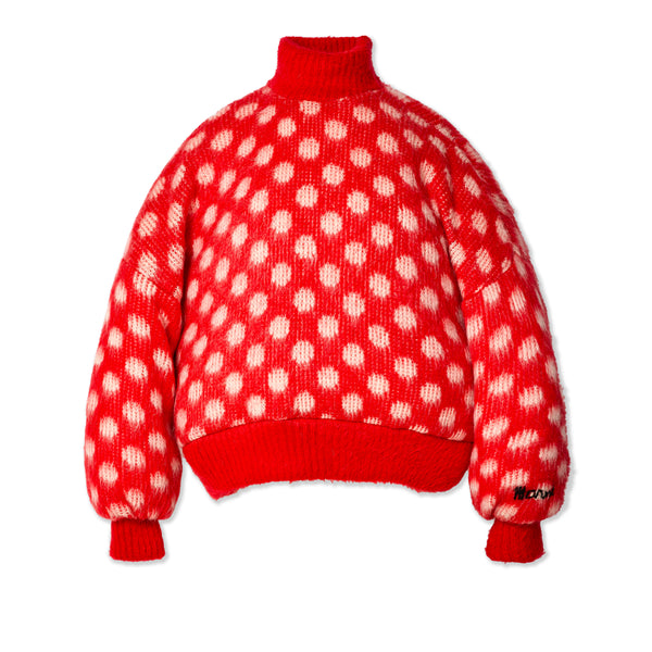 Marni - Men's Puffy Mohair Sweater - (Red)