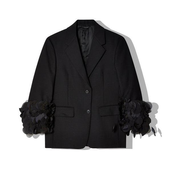Prada - Women's Single-Breasted Jacket - (Black)