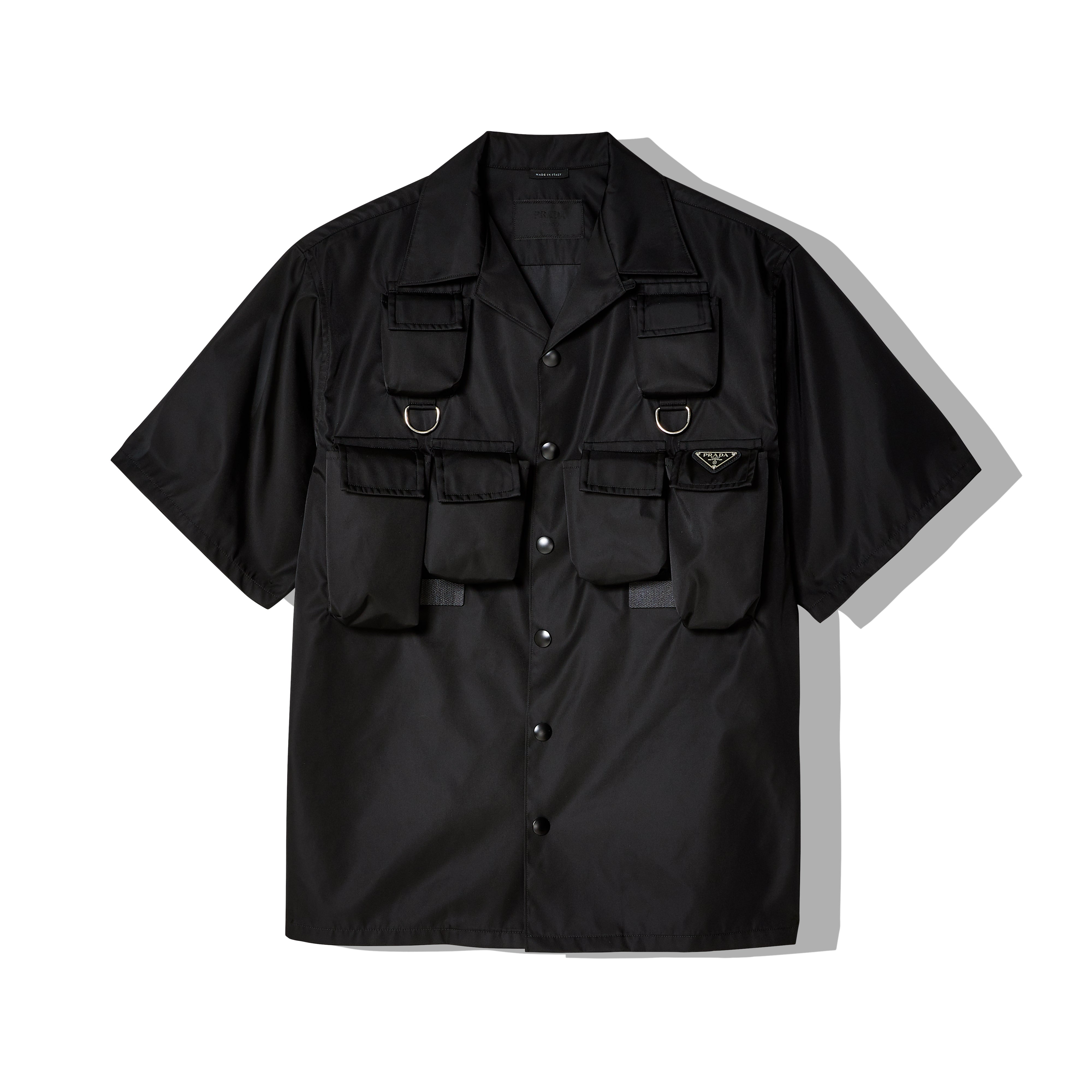 Prada Re-Nylon gabardine shirt - Black