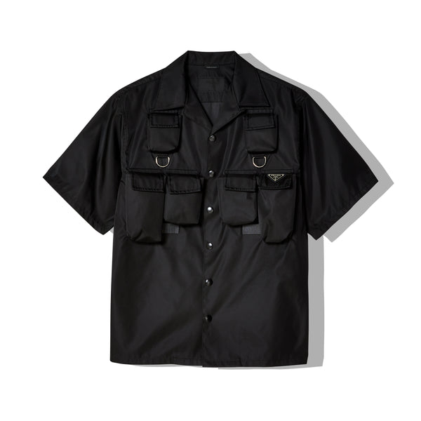 Prada - Men's Short-Sleeved Re-Nylon Shirt - (Black)