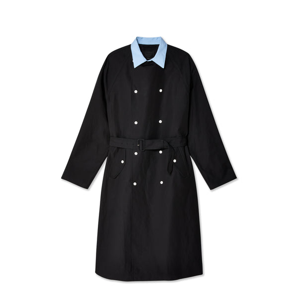 Prada - Men's Cotton Raincoat - (Black/Blue)