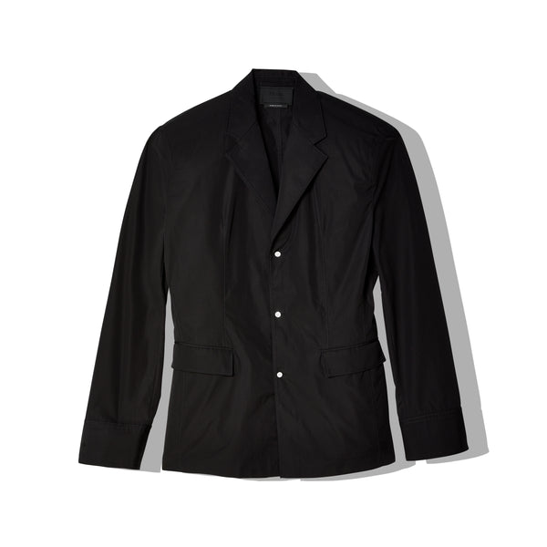 Prada - Men's Single-Breasted Cotton Jacket - (Black)