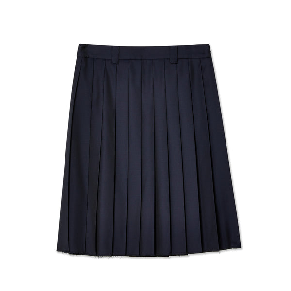 Miu Miu - Women's Pleated Batavia Skirt - (Blue)