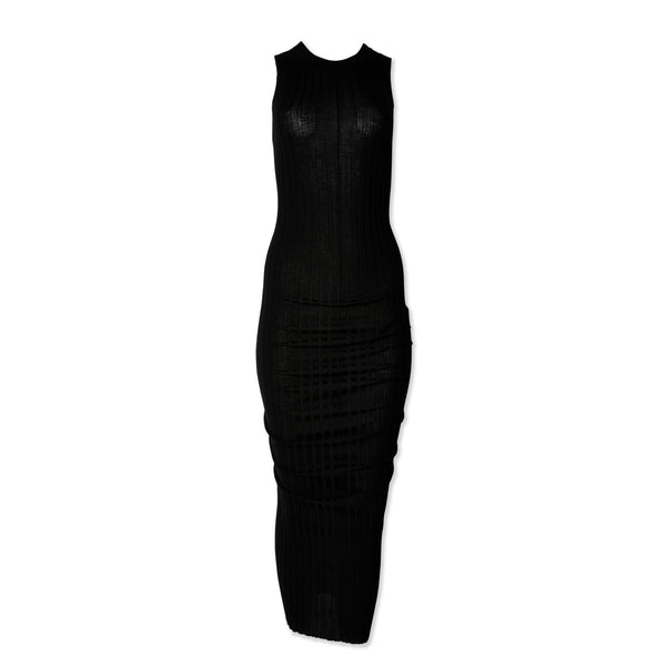 Marc Jacobs - Women's Fine Ribbed Merino Twist Dress - (Black)