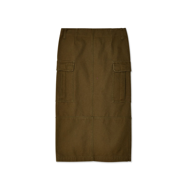 Marc Jacobs - Women's Cargo Canvas Slim Skirt - (Kelp)