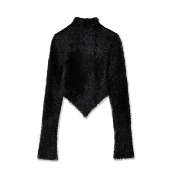 Marc Jacobs - Women's Hairy Grunge Pointed Sweater - (Black)