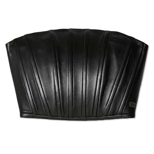 Marc Jacobs - Women's Strapless Leather Corset - (Black)