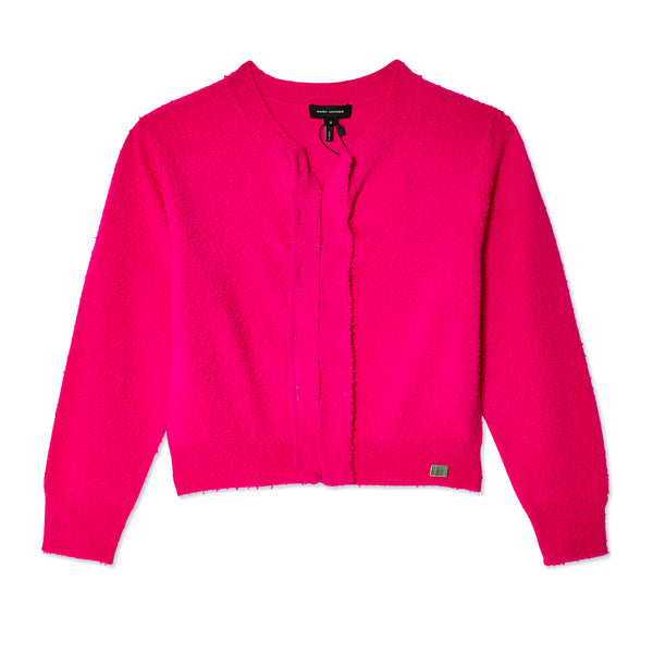 Marc Jacobs - Women's Pilled Hook and Eye Cardigan - (Hot Pink)