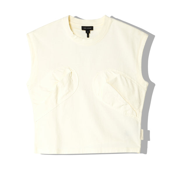 Marc Jacobs - Women's Seamed Up Tee - (Antique White)