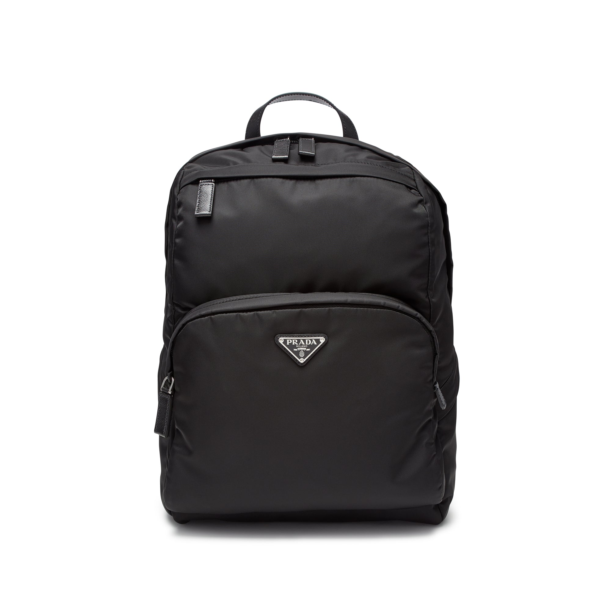 Prada - Men's Re-Nylon and Saffiano Leather Backpack - (Nero) view 1