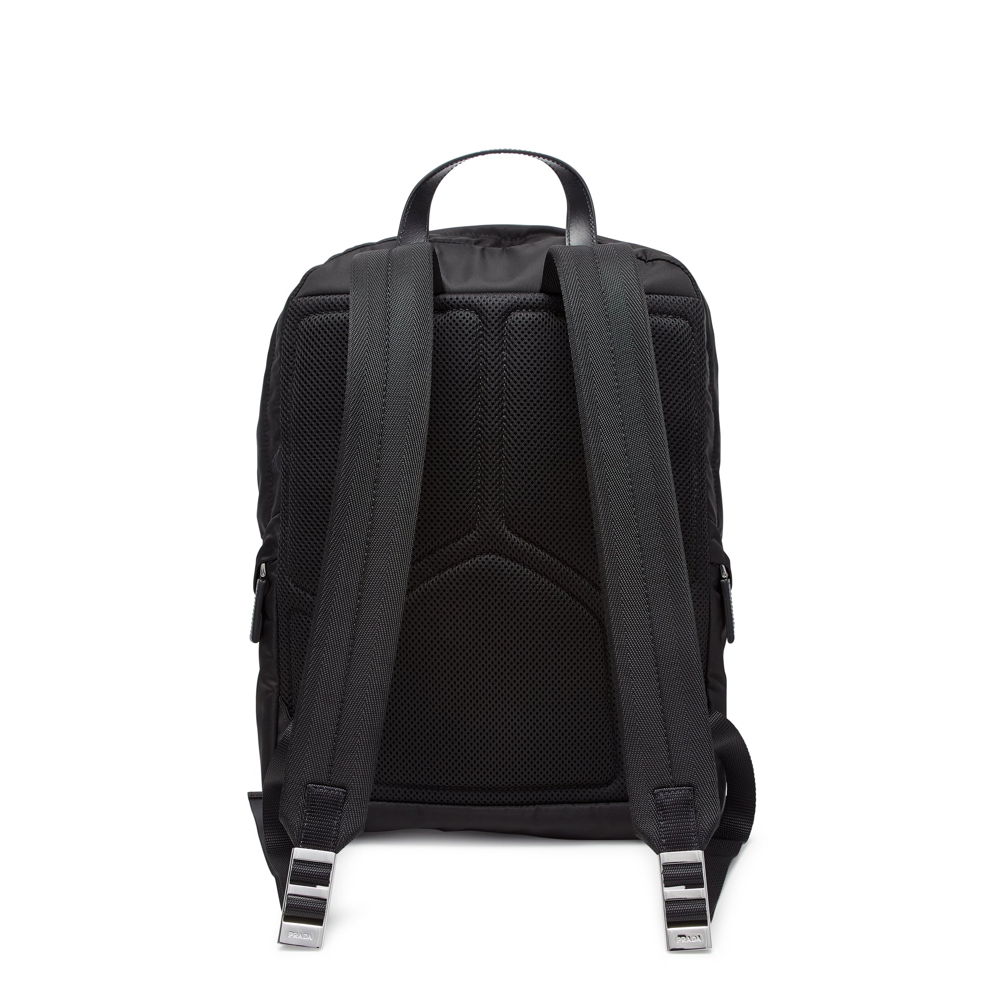 Prada - Men's Re-Nylon and Saffiano Leather Backpack - (Nero) view 2