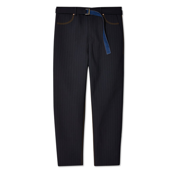 Sacai - Men's Belted Trousers - (Navy)