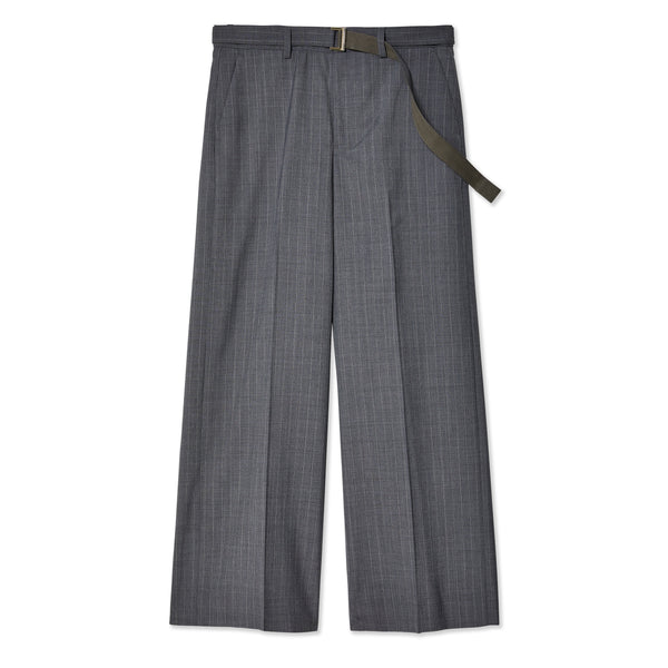 sacai - Men's Chalk Stripe Pants - (Gray)