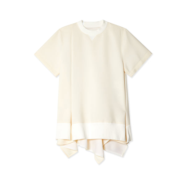 sacai - Women's Suiting Bonding Pullover - (Off White)