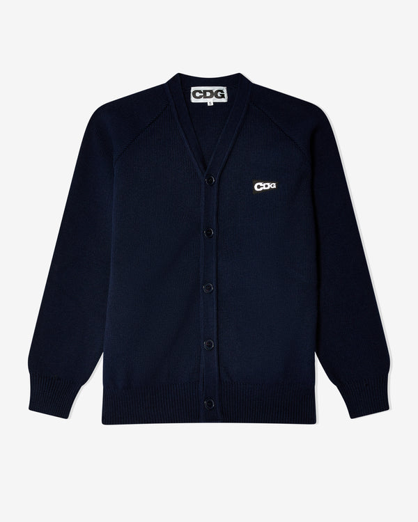 CDG - Patch Cardigan - (Navy)