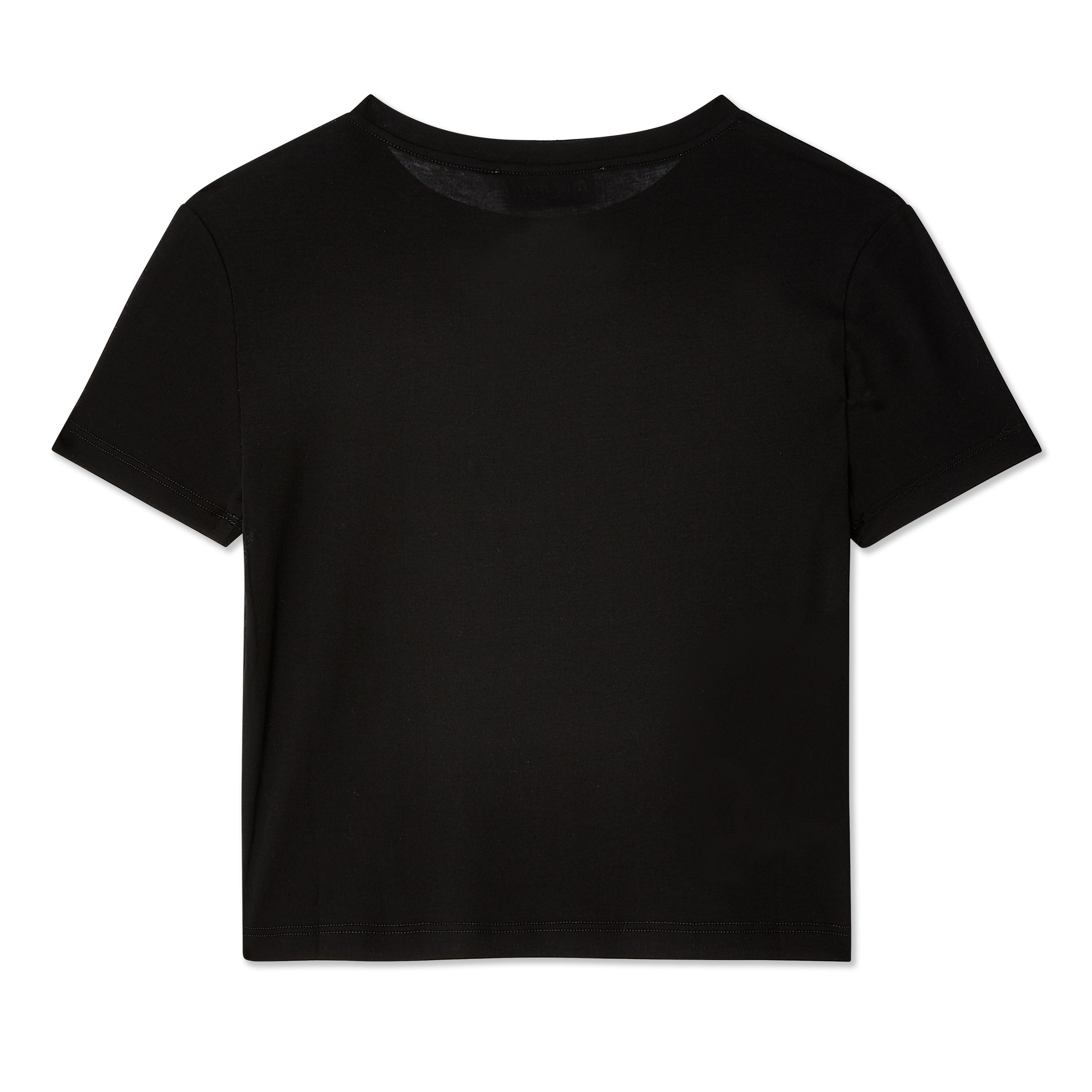 Miu Miu - Women's Ribbed Jersey T-Shirt - (Black)