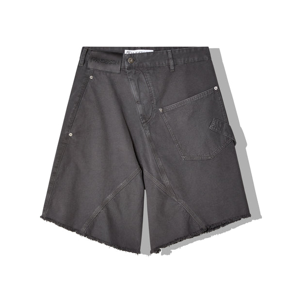JW Anderson - Men's Twisted Workwear Shorts - (Grey)