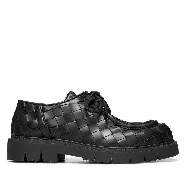 Bottega Veneta - Men's Haddock Lace Up Shoes - (Black)