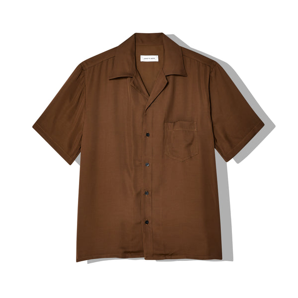 Ernest W. Baker - Men's Bowling Shirt - (Brown)