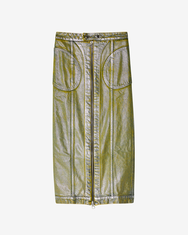 Eckhaus Latta - Women's Denim Zip Skirt - (Sterling)