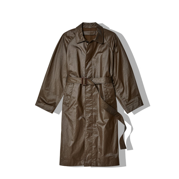 Lemaire - Women's Belted Raincoat - (Dark Tobacco)