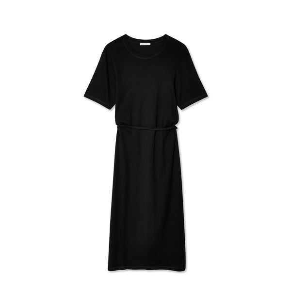 Lemaire - Women's Belted Rib T-Shirt Dress - (Black)
