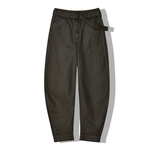 Lemaire - Women's Tapered Casual Pants - (Khaki/Brown)