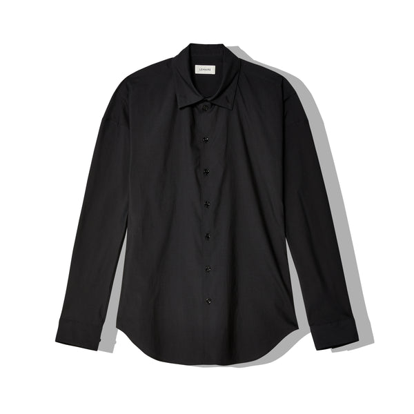 Lemaire - Women's Fitted Band Collar Shirt - (Black)