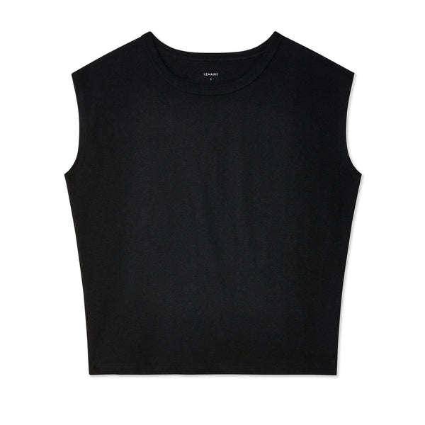 Lemaire - Women's Cap Sleeve T-Shirt - (Black)