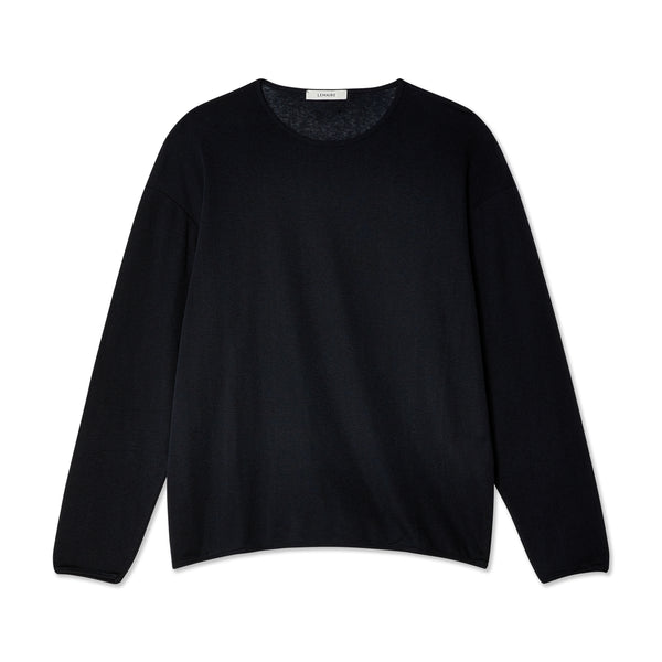 Lemaire - Men's Long Sleeve T-Shirt - (Squid Ink)