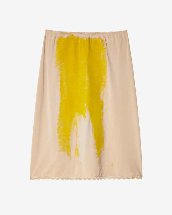 Ponte - Women's Flocked Jersey Skirt - (Salmon)