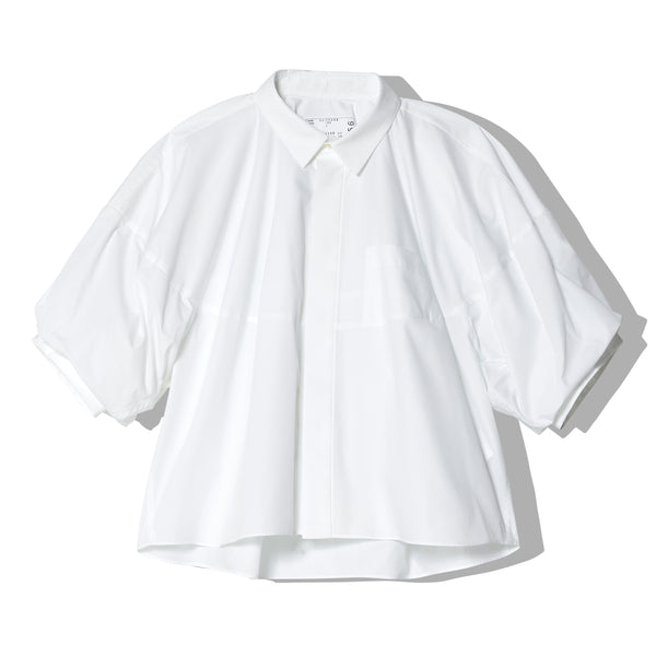 Sacai - Women's Cotton Poplin Shirt - (Off White)