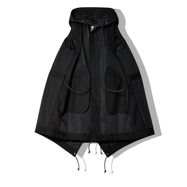 Sacai - Women's Taffeta Hooded Vest - (Black)